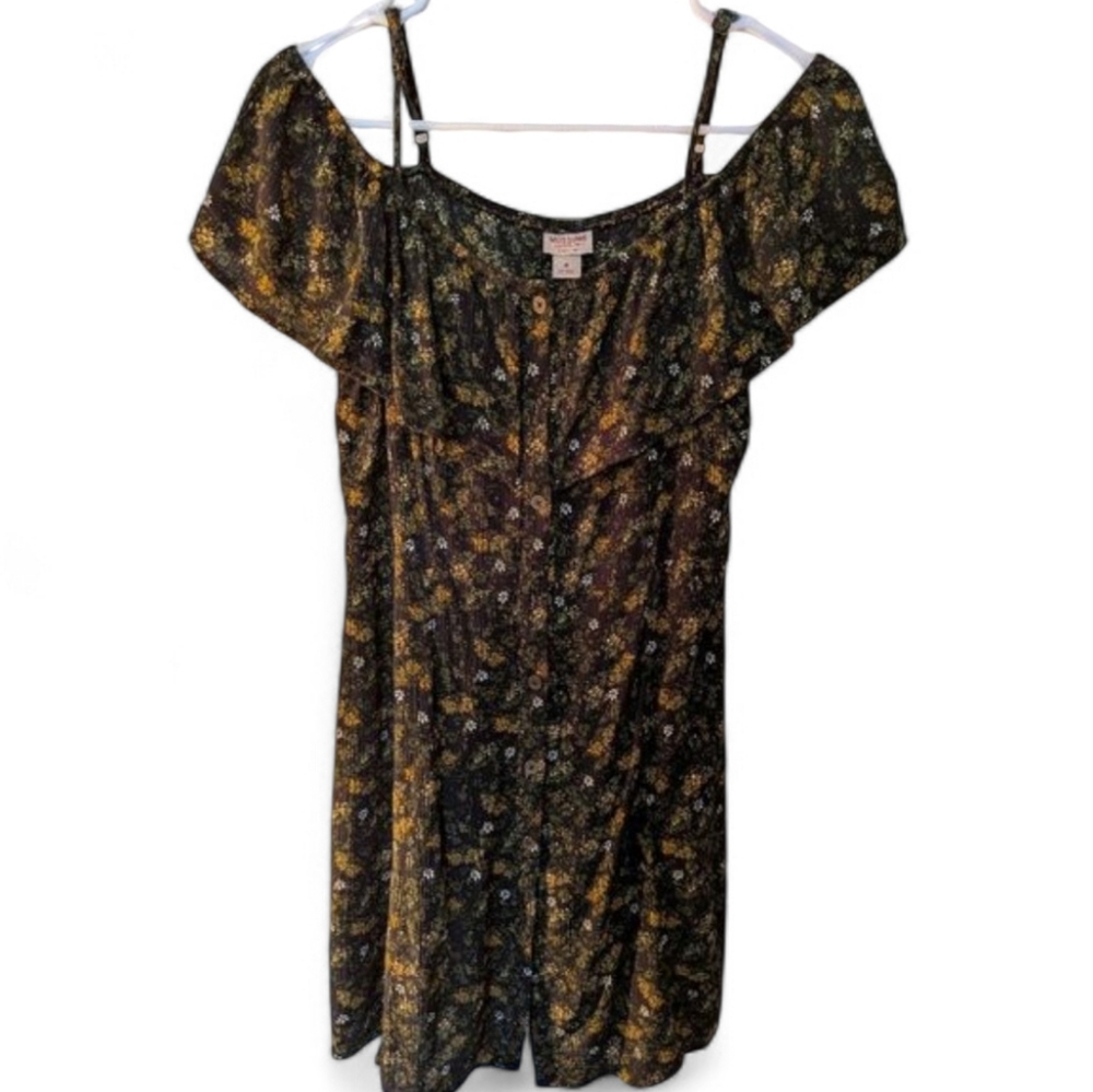 💲⬇️Women's Floral Off-Shoulder Dress, Size Medium